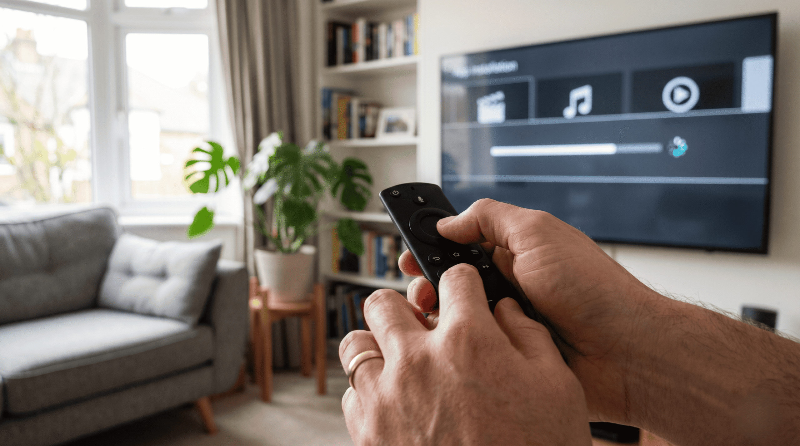 A side-by-side comparison illustration showing a 
strong annual iptv plan uk subscription versus a 
weak yearly streaming offer