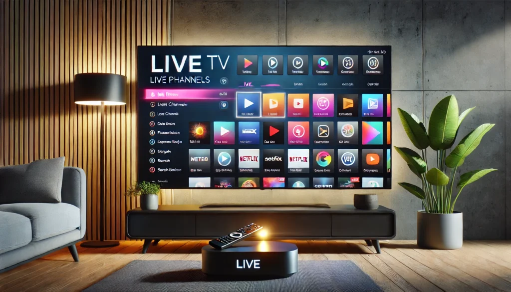 Live Player App: How to Pick One That Won't Let You Down 1 live player app interface displaying live TV channels on a smart TV